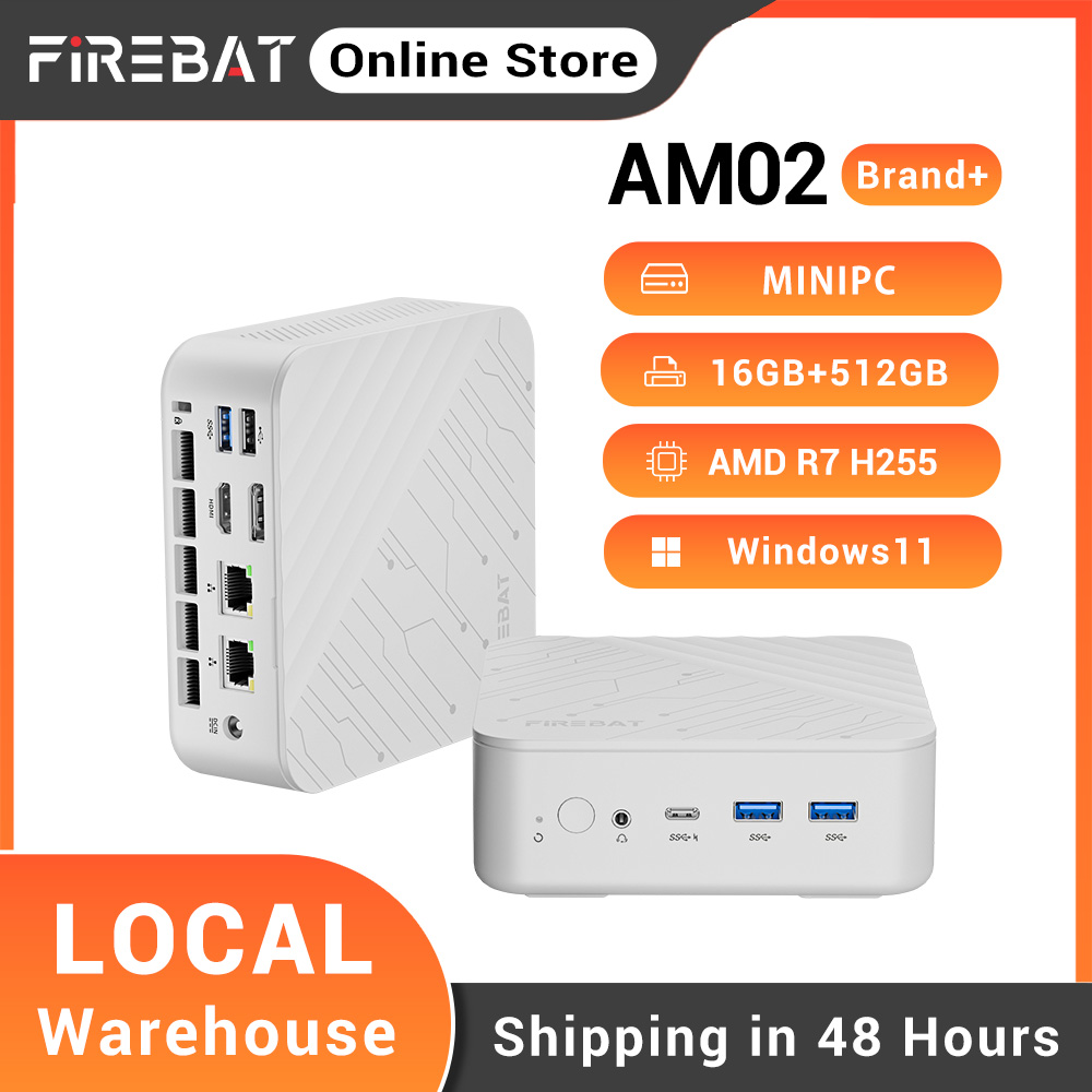 FIREBAT AM02 Mini PC AMD Ryzen - Amd Cpu Ryzen 7 reseña y precio