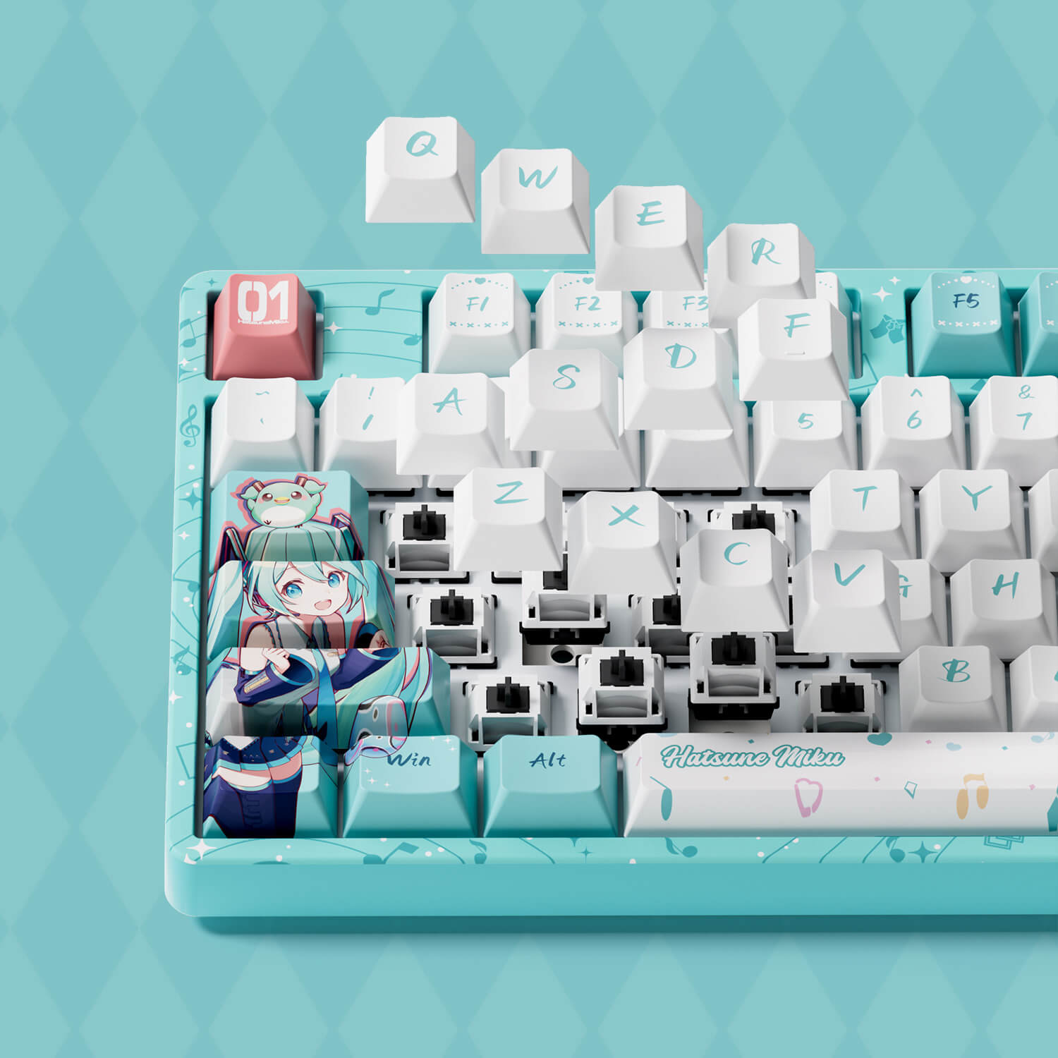 Teclado mecánico inalámbrico A - Gaming Keyboard Hot Swappable reseña y precio