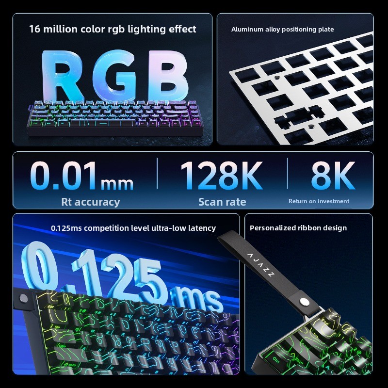 Teclado Mecánico AJAZZ AK680 V - Gaming Keyboard Hot Swappable reseña y precio