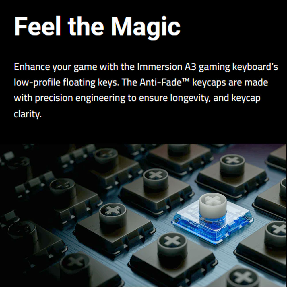HEXGEARS-Teclado mecánico A3,  - Gaming Keyboard Hot Swappable reseña y precio